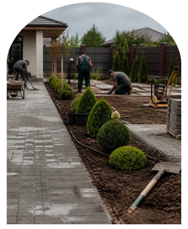 Комплексное благоустройство дачного участка в Новороссийске